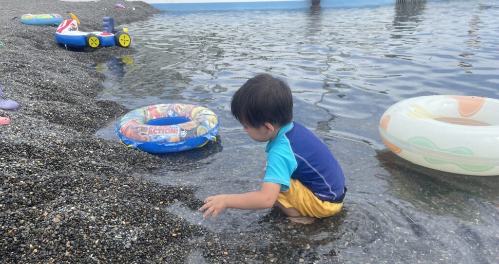 蓮沼ウォーターガーデン浜辺